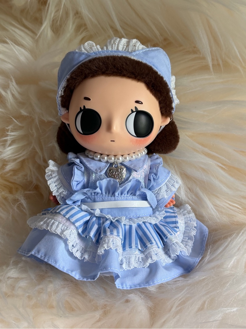NIB Popmart Nyota Where Moments Meet Goodnight Kitty (custom outfit+kitty outfit